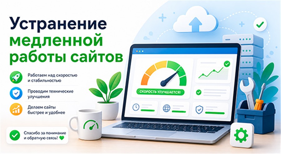 Устранение медленной работы сайтов